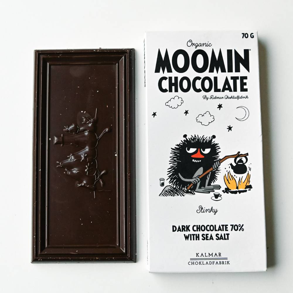 Stinky Dark Chocolate with Sea Salt - Kalmar Chokladfabrik