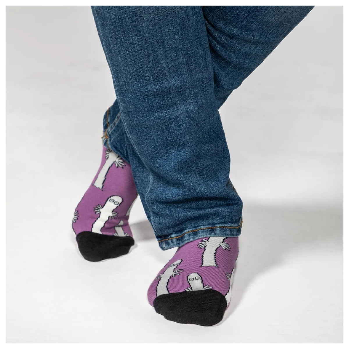 Hattifatteners Socks Lilac/Black