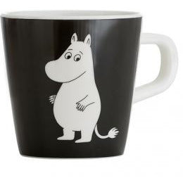Moomin Melamine Mug Water And Swimming Black - .