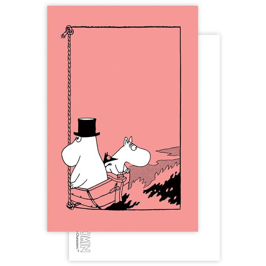 Postcard Moomintroll And Moominpappa In  A Boat - .