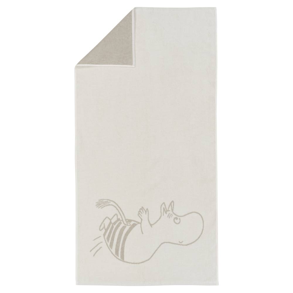 Moomintroll Bath Towel 70 x 140 cm white