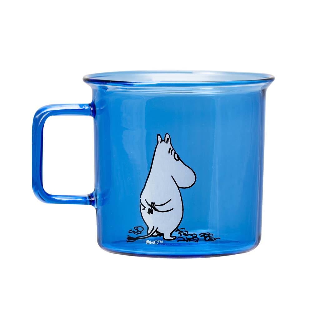 Moomin Glass Mug Moomintroll