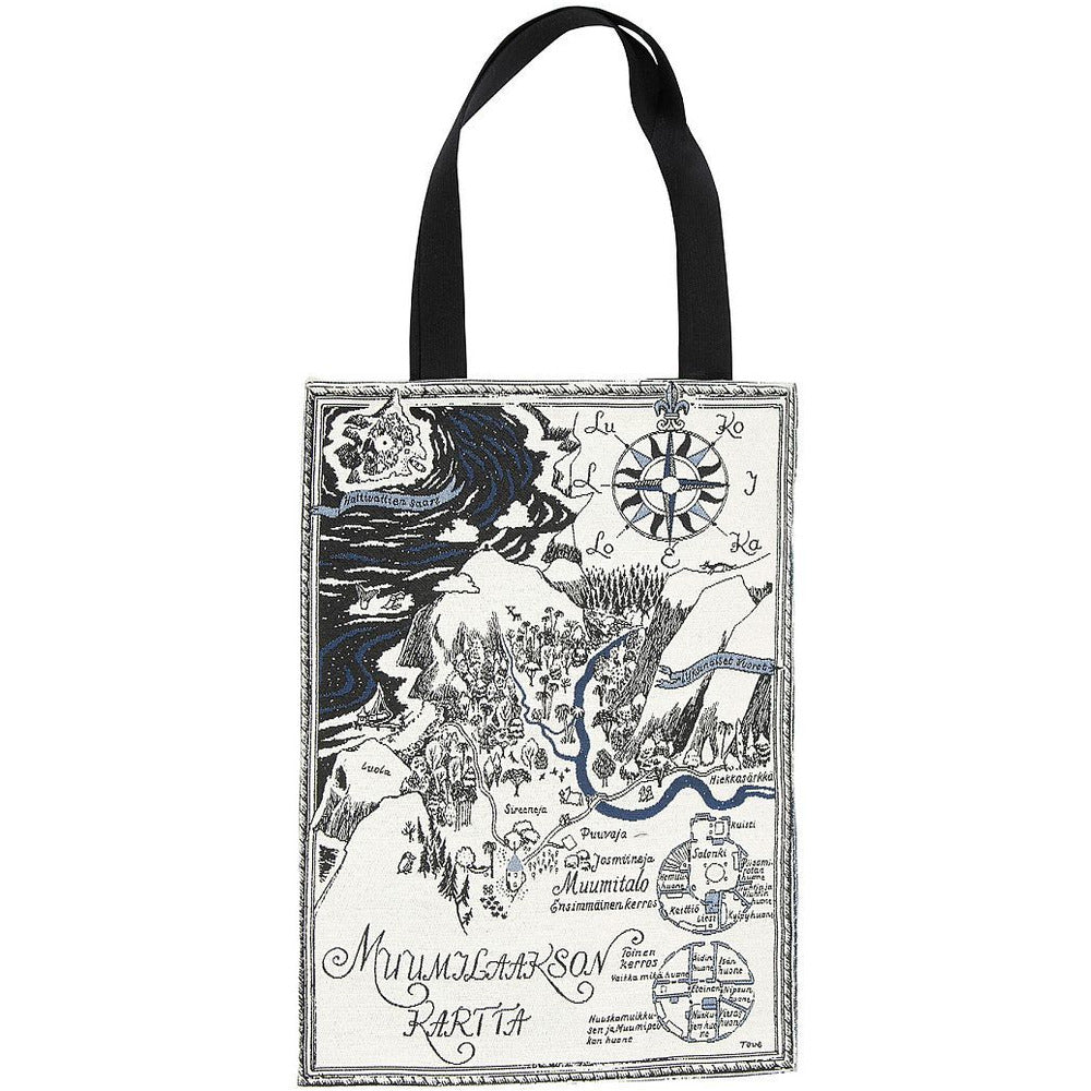 Jacquard bag Map Over Moominvalley - .