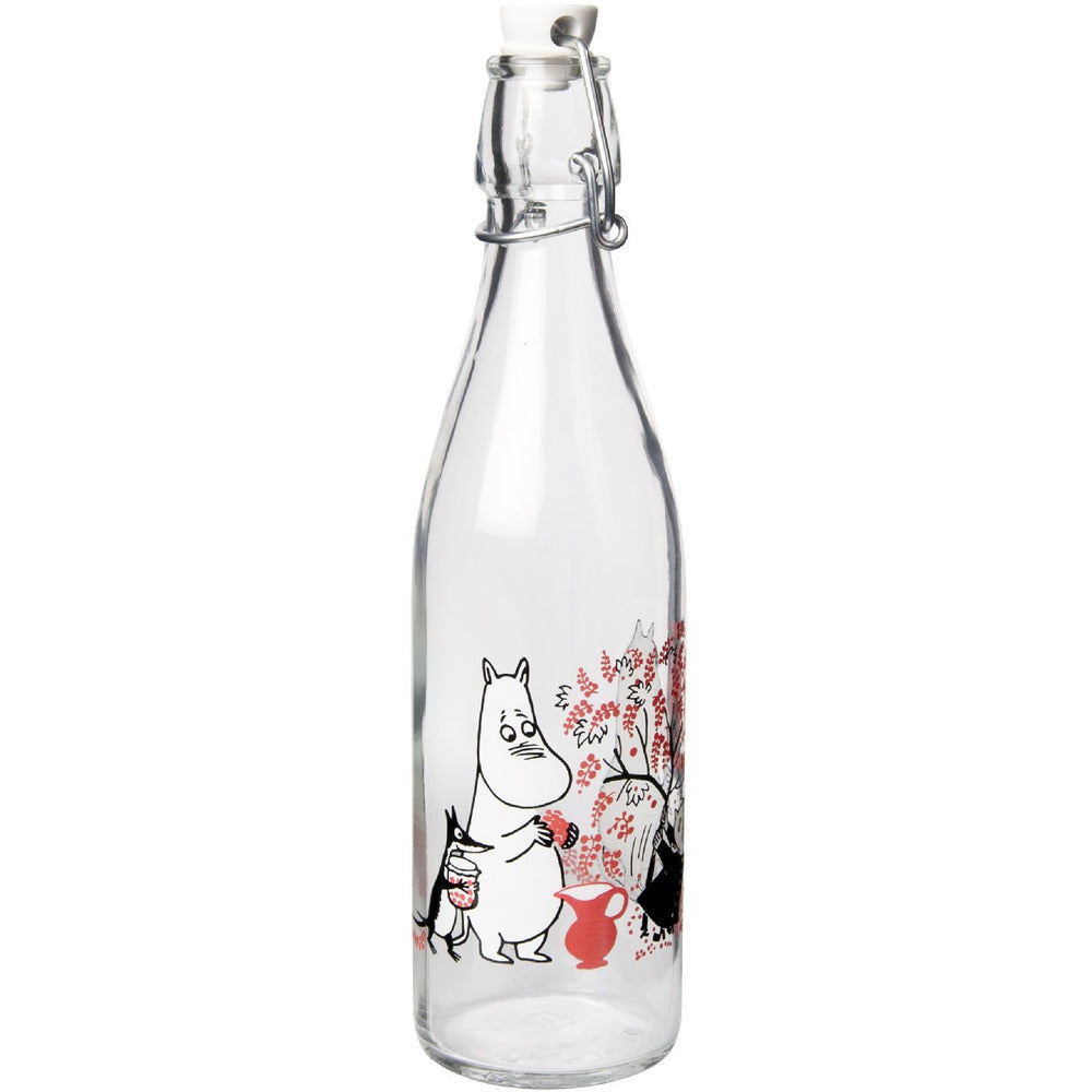 Moomin Glass Bottle Berries 0.5 L - .
