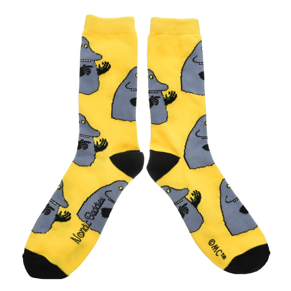 Moomin Socks The Groke Yellow