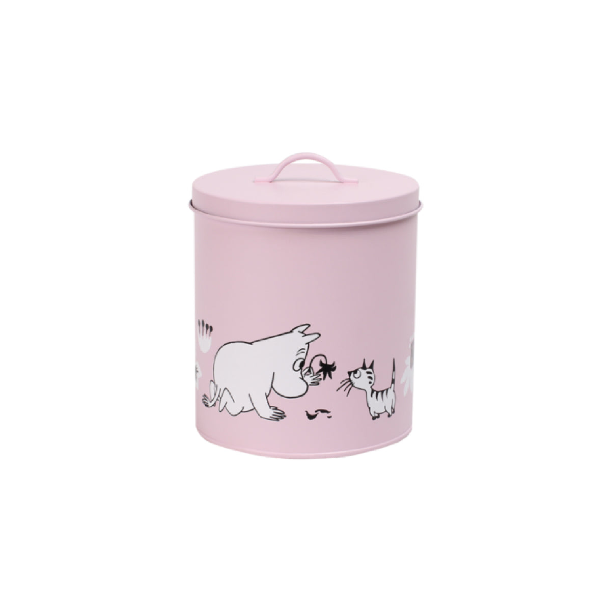 Moomin For Pets Tin Jar Pink