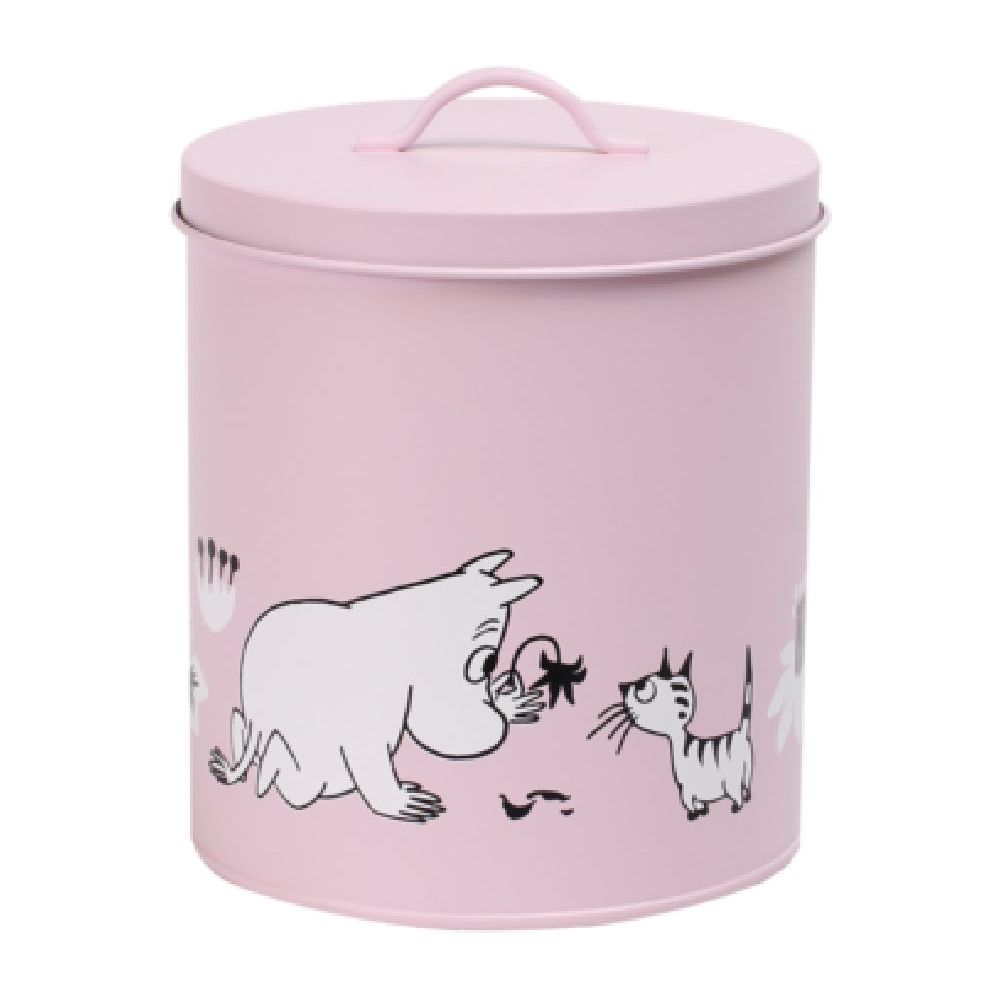 Moomin For Pets Tin Jar Pink