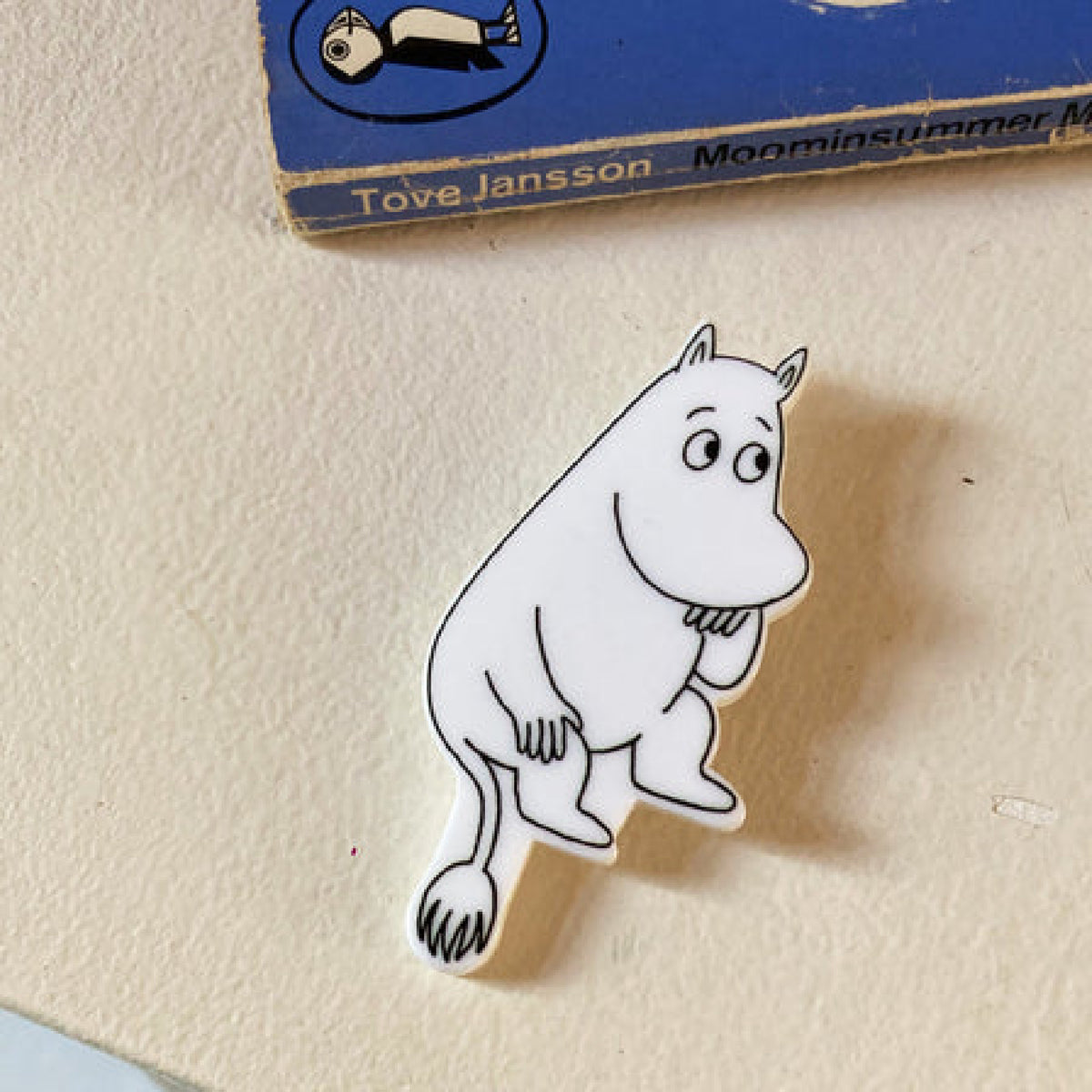 Acrylic Brooch Moomintroll