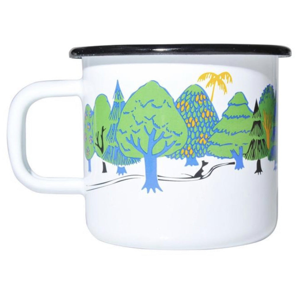 Moomin Enamel Mug 3.7 dl Colors Moomin Valley - .