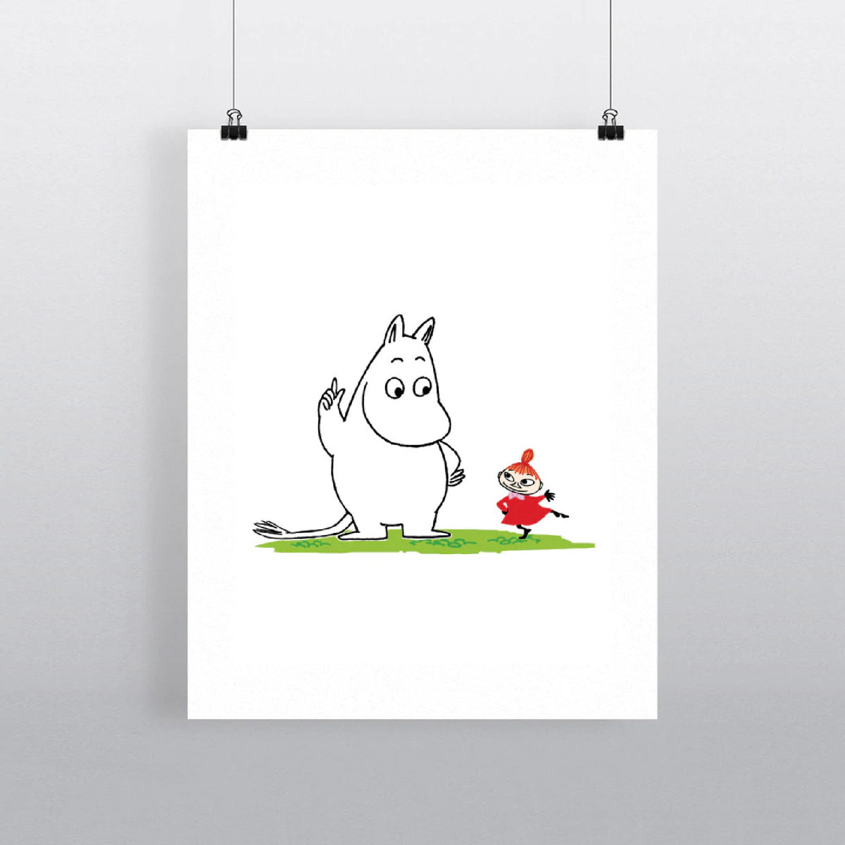Art Print Moomintroll And Little My