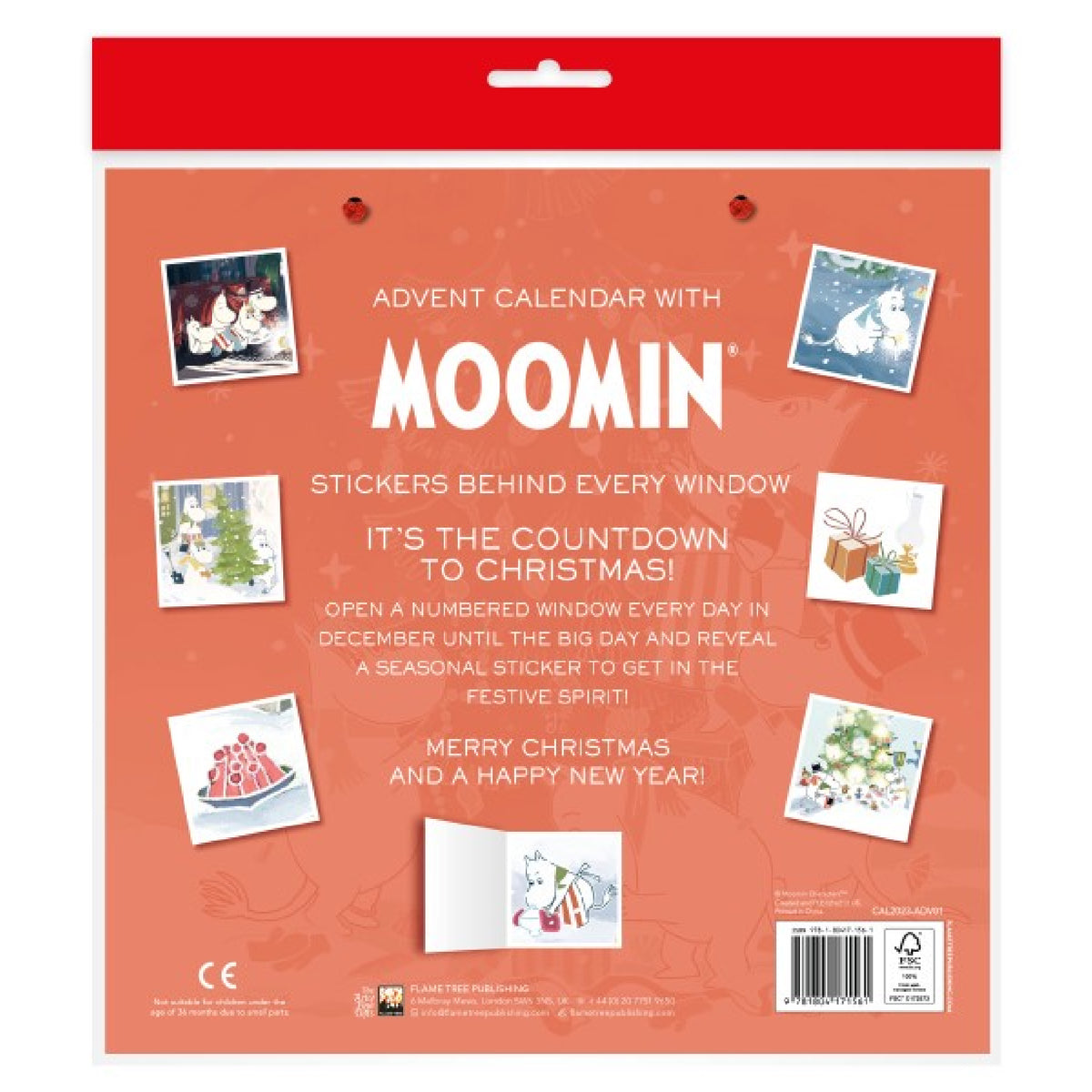 Moomin Advent Calendar With Stickers
