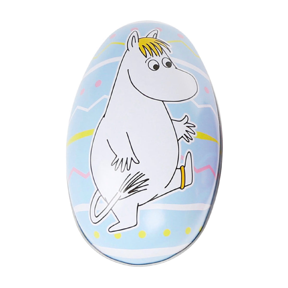 Moomin Egg Shape Tin Pastel