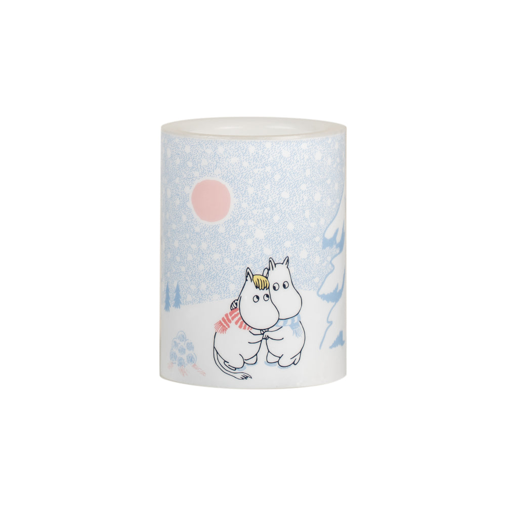 Moomin LED Candle Let It Snow 10 cm