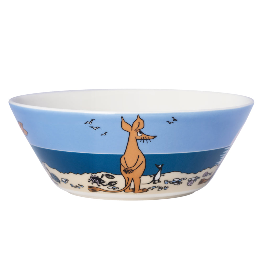 Moomin Bowl Sniff Blue