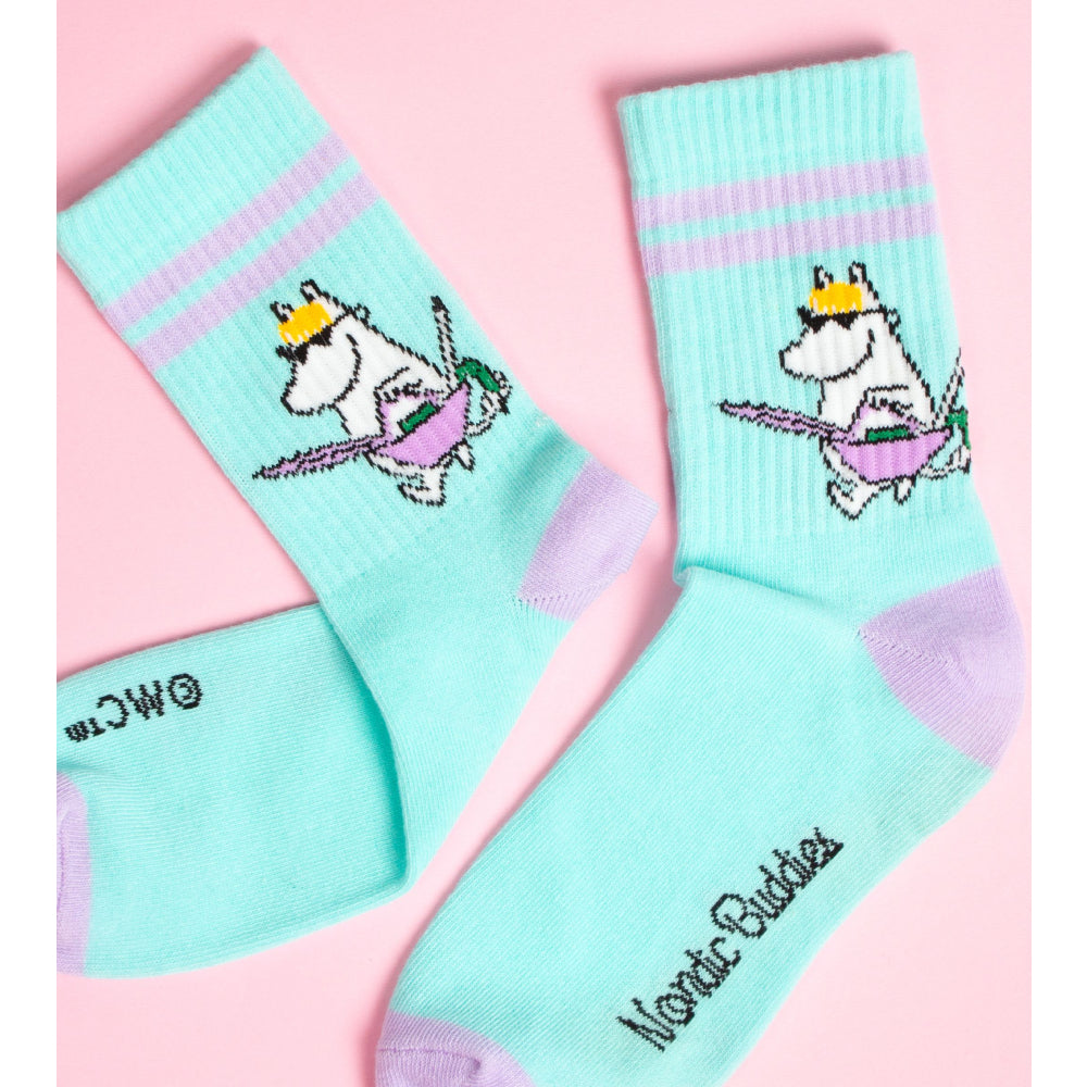 Moomin Socks Retro Snorkmaiden Turquoise
