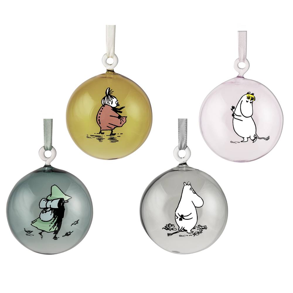 Moomin Originals Decoration Bauble 4 set