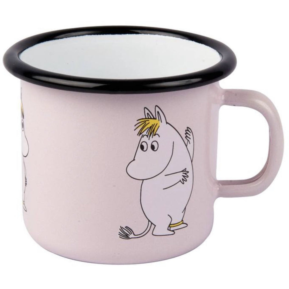 Moomin Enamel Mug 2.5 dl Snorkmaiden Light Pink - .