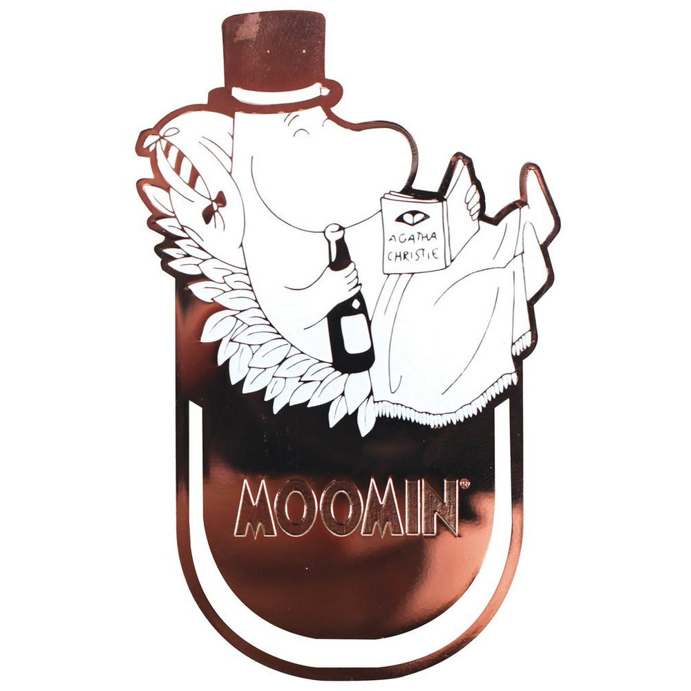 Moomin Clip On Bookmark Moominpappa Reading - .