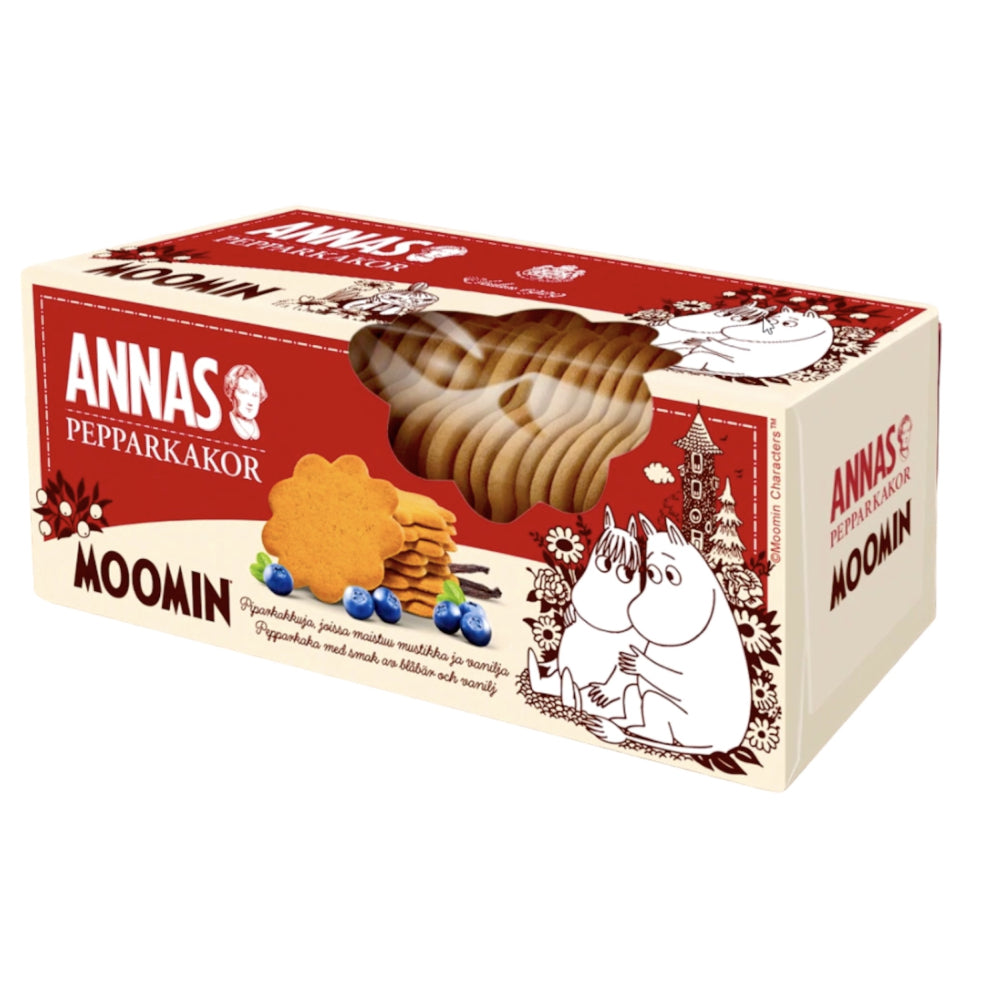 Moomin Blueberry &amp; Vanilla Gingerbreads 150g