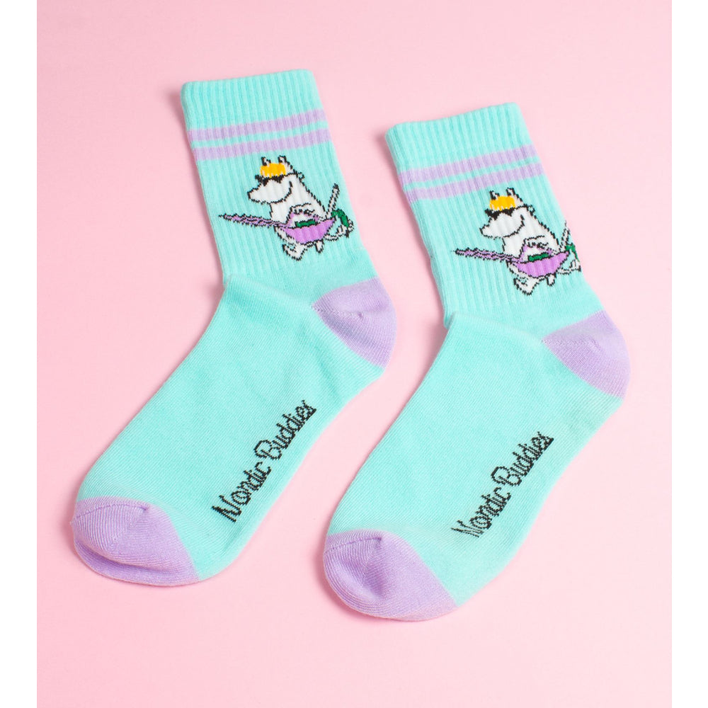 Moomin Socks Retro Snorkmaiden Turquoise