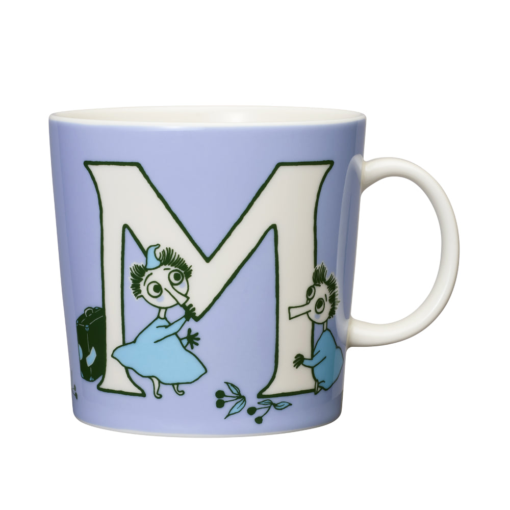 Moomin mug 0.4 L ABC letter M