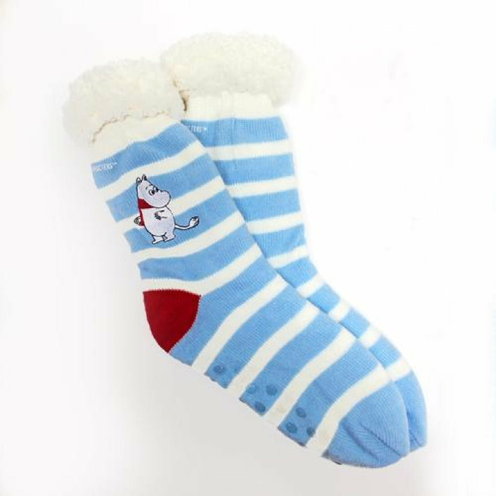 Moomin Slipper Socks With Stripe Moomin