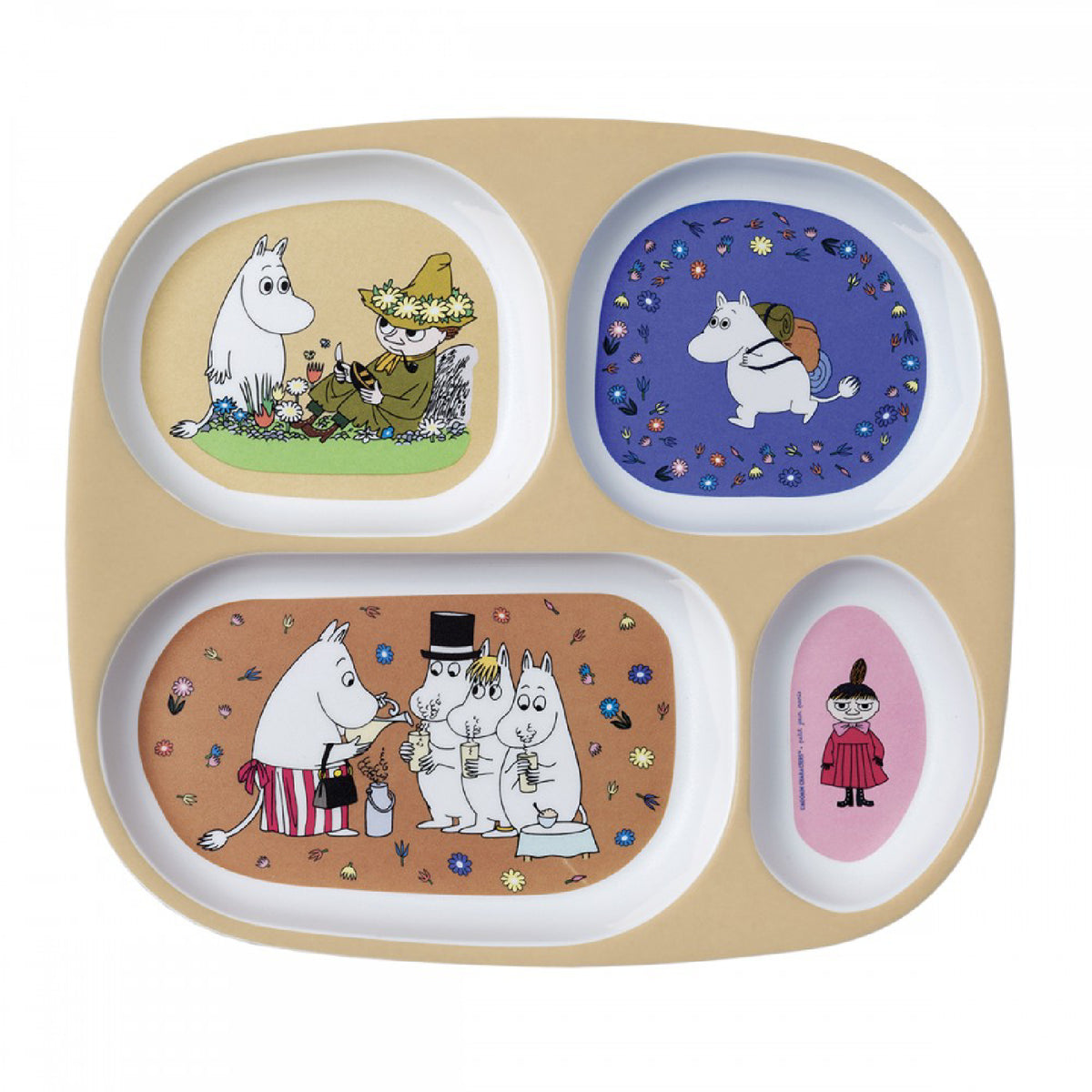 Moomin 4-Compartment Serving Tray