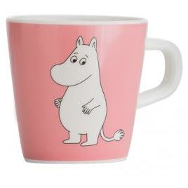 Moomin Melamine Mug Water And Swimming Pink - .