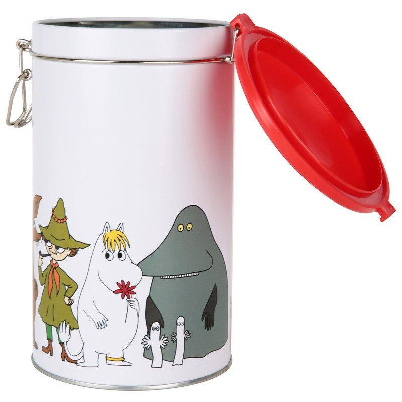 Moomin Characters Round Coffee Tin
