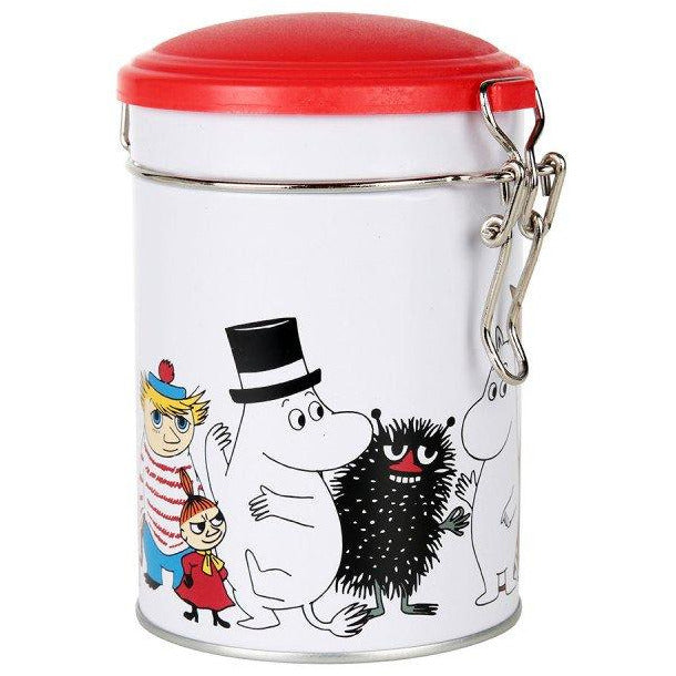 Moomin Characters Round Tea Tin