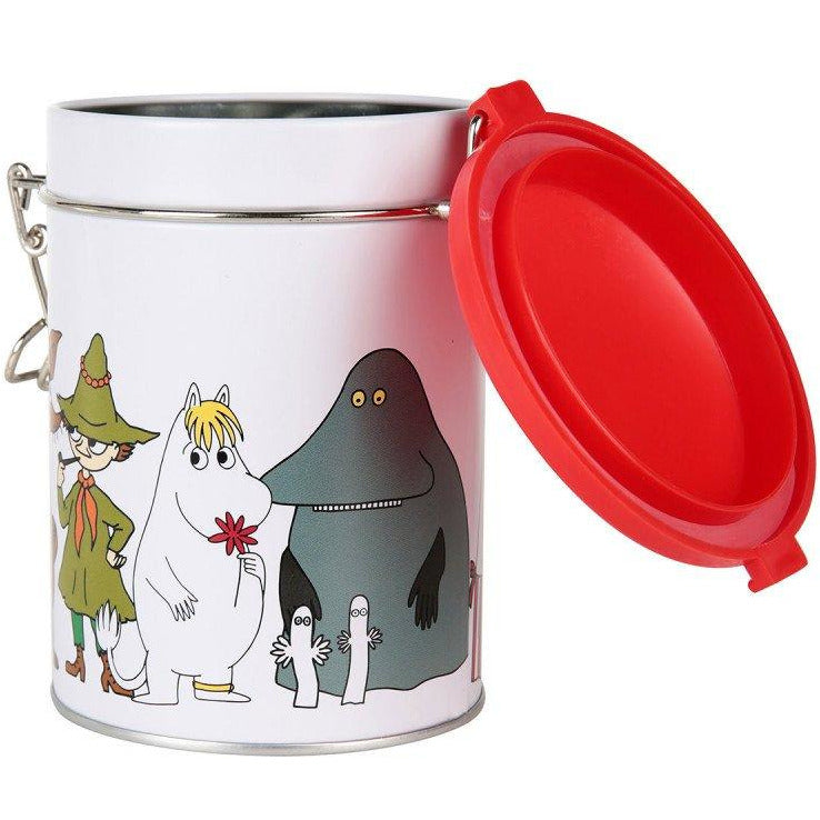 Moomin Characters Round Tea Tin