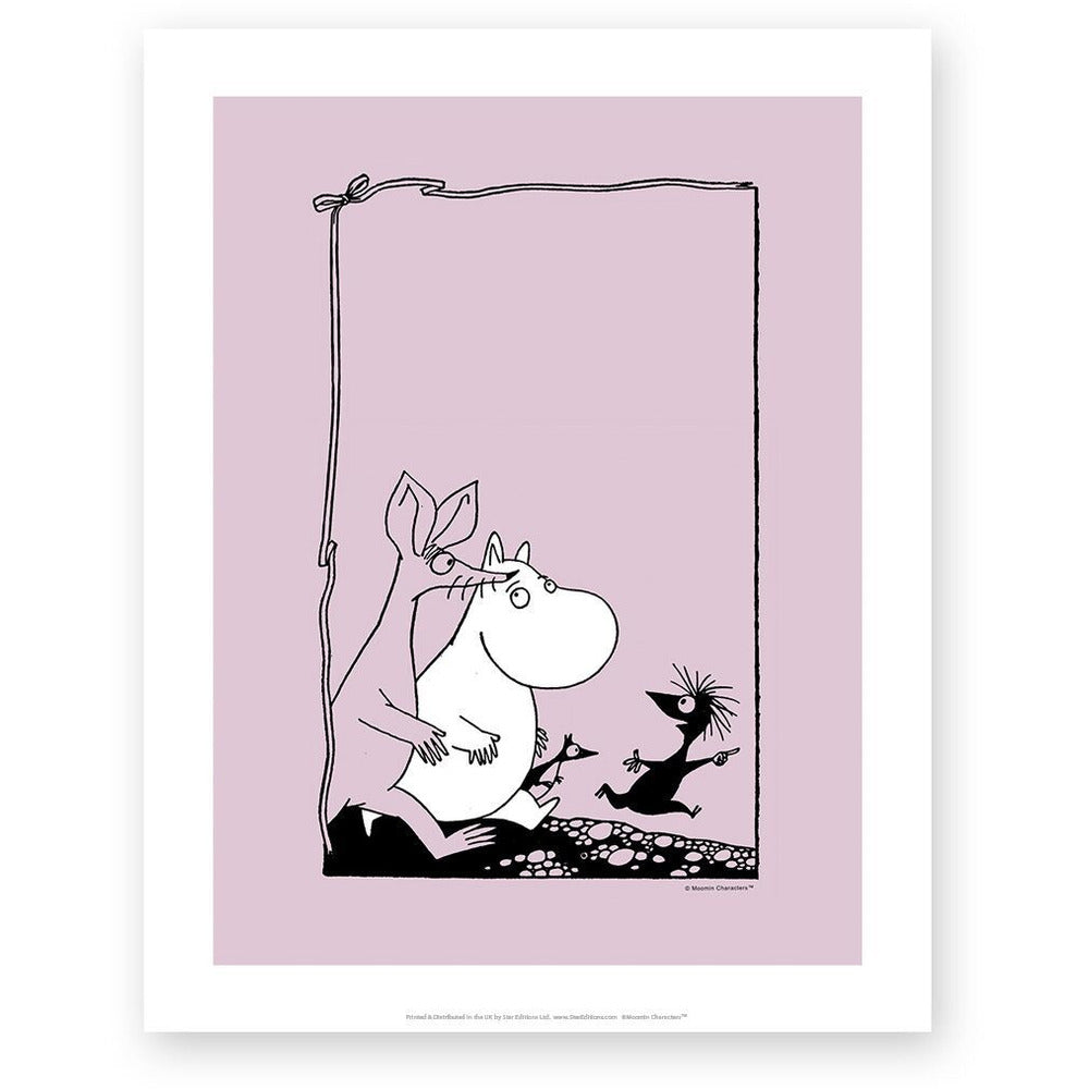 Art Print Sniff And Moomintroll - .