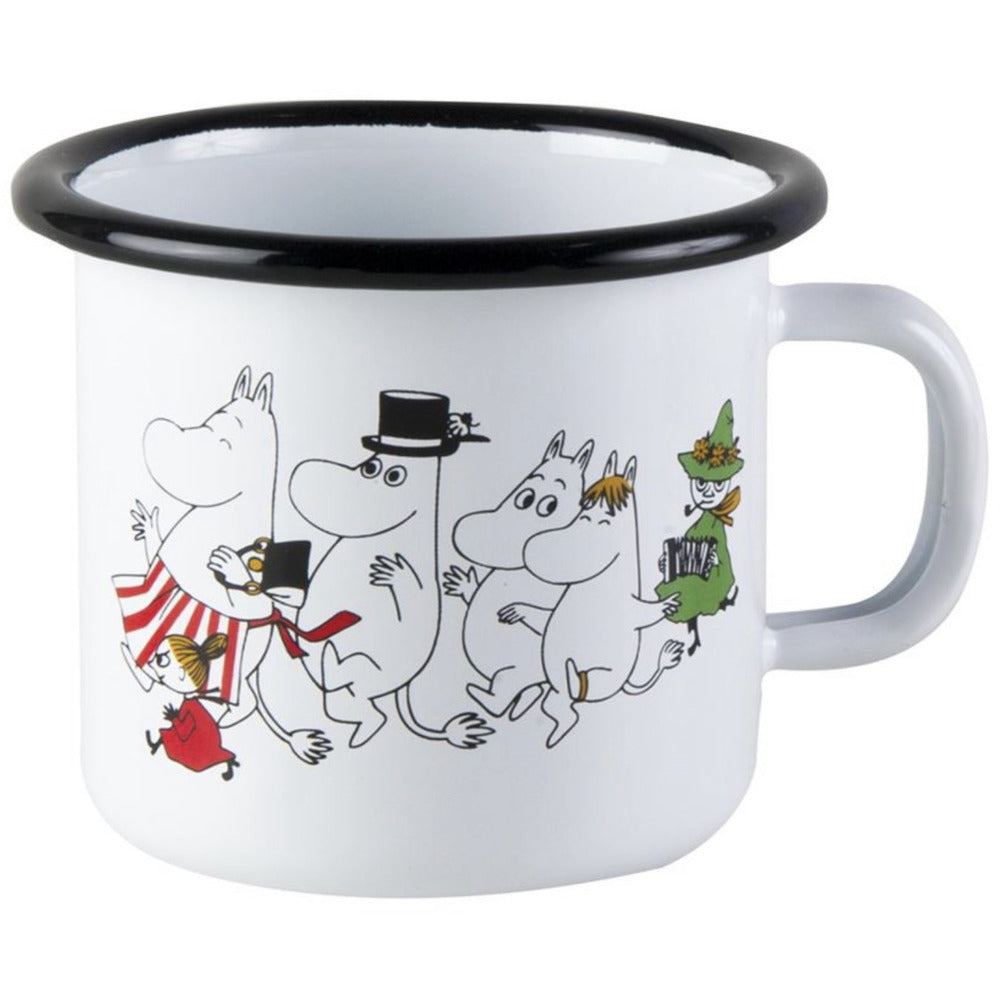 Moomin Enamel Mug 2.5 dl Moominvalley - .