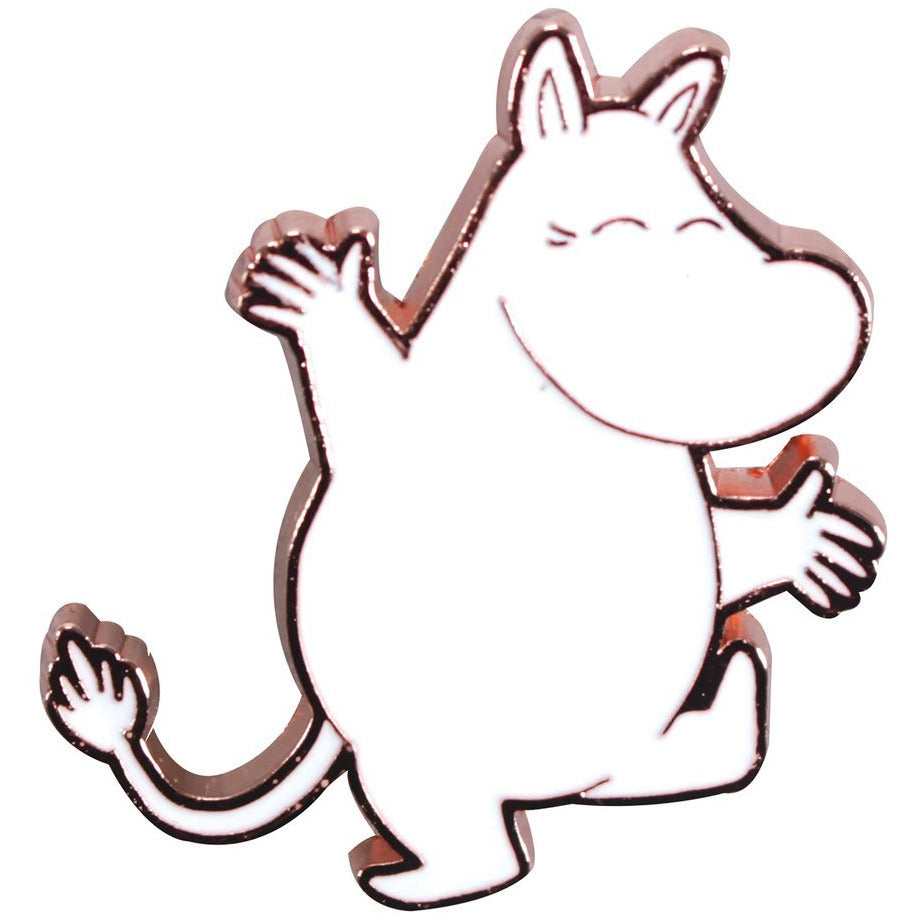 Moomin Metal Pin Badge Moomintroll - .