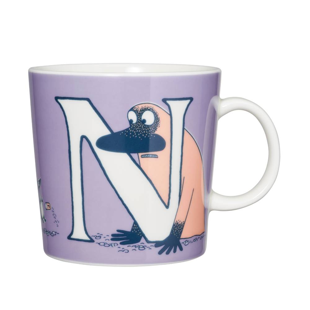 Moomin mug 0.4 L ABC letter N