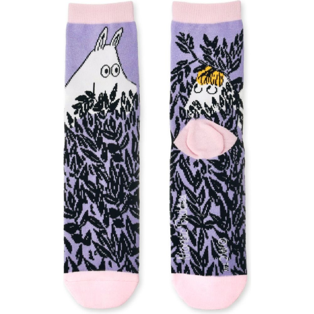 Moomin Socks Hiding Lilac