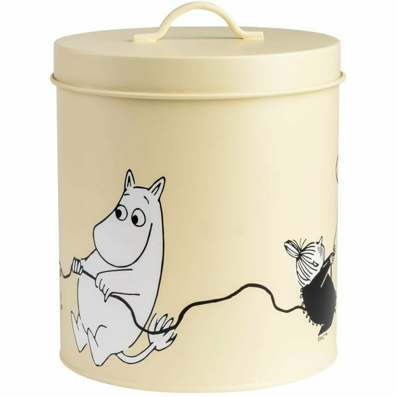 Moomin For Pets Tin Jar 19 cm Yellow