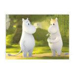 Greeting Card Moomintroll And Snorkmaiden From Moominvalley TV Series - .