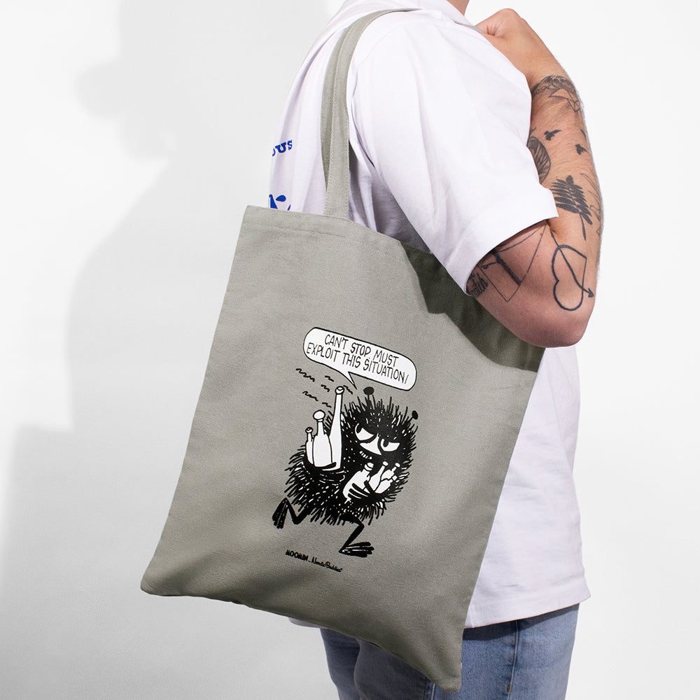 Stinky&#39;s Geataway Tote Bag Grey
