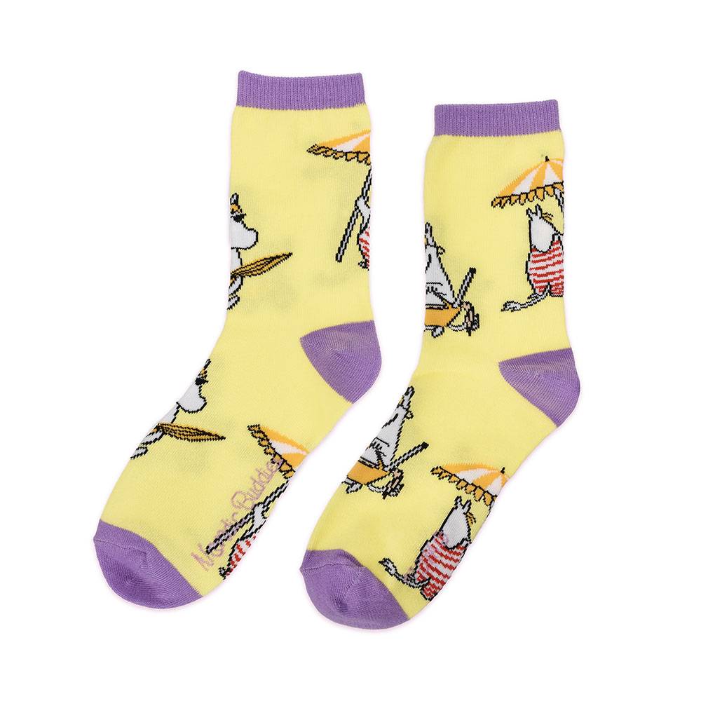 Moomin Socks Snorkmaiden Summer Yellow