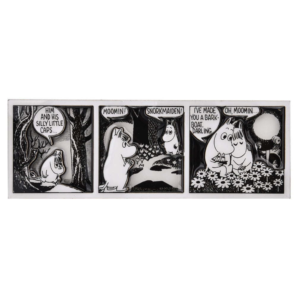 Comic Strip Magnet Moomintroll and Snorkmaiden