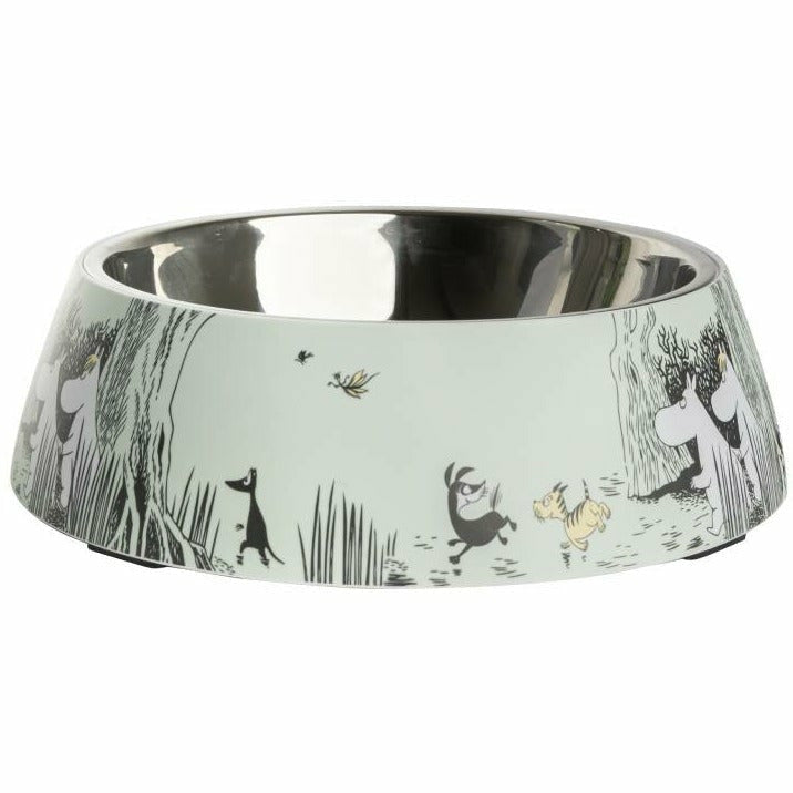 Moomin For Pets Food Bowl Green XL