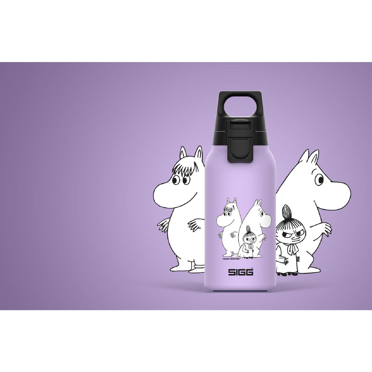 Moomin Hot &amp; Cold One Light Friends Bottle Lilac 0.33L