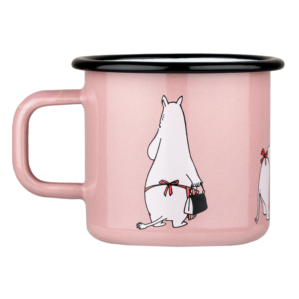 Moomin Enamel Mug 3.7 dl Moominmamma Retro Pink