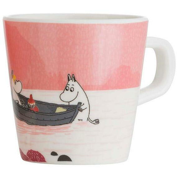 Moomin Melamine Mug Summer Skies Pink