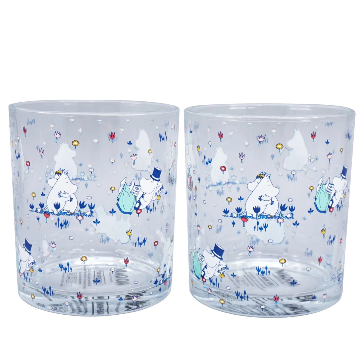 Set of 2 Moomin Glass Tumblers