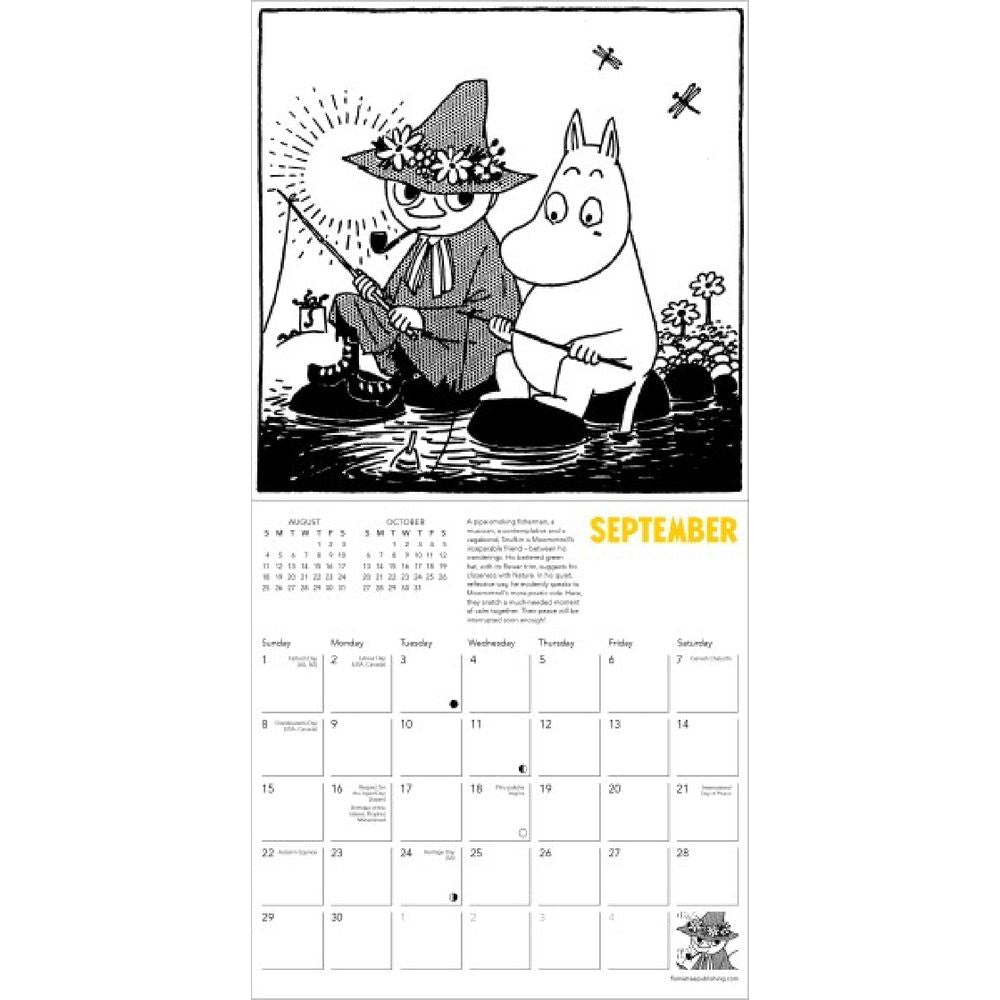 Mini Wall Calendar Comic Strip 2024 The Official Moomin Shop United