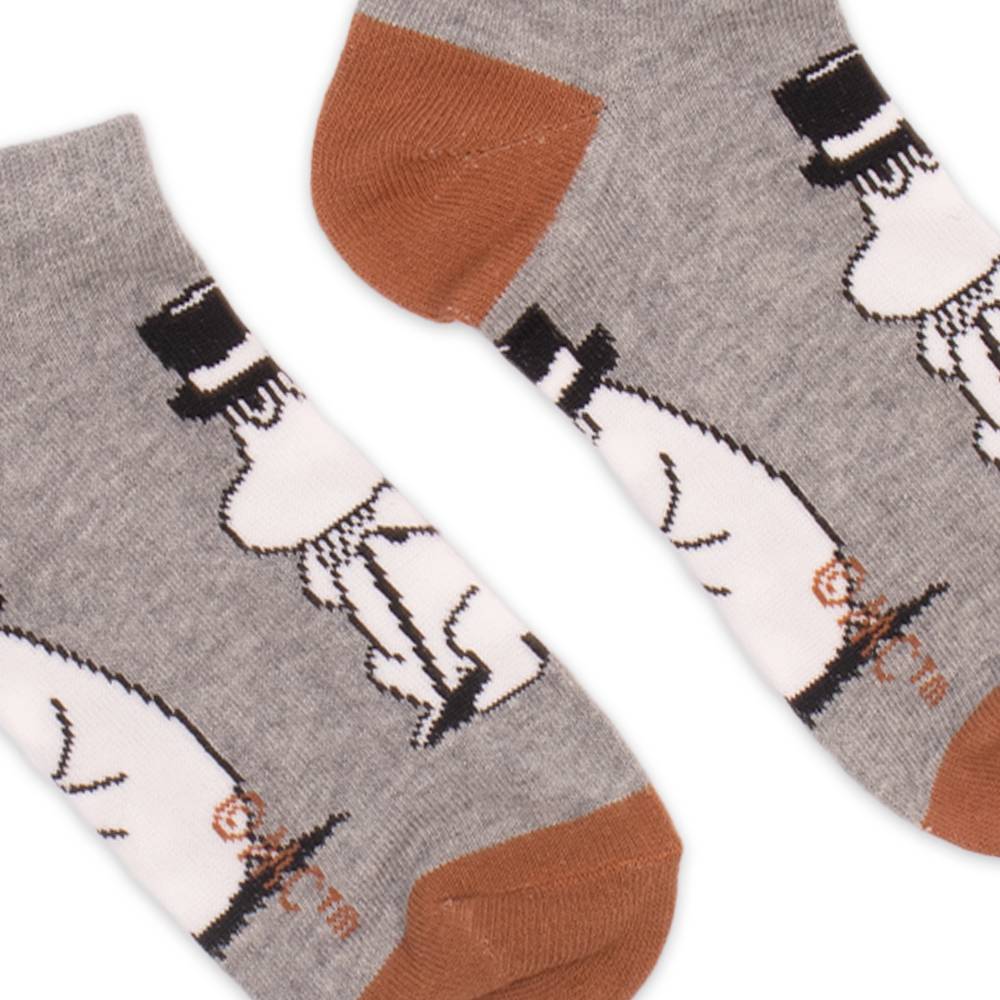 Ankle Socks Moominpappa Grey