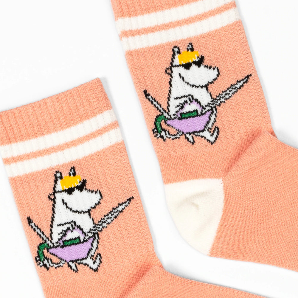 Moomin Socks Retro Snorkmaiden Coral