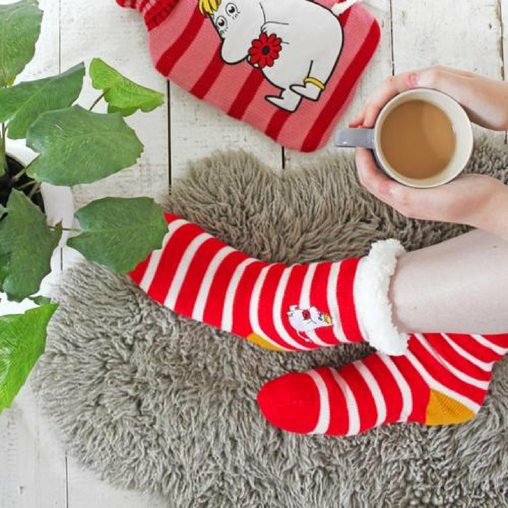 Moomin Slipper Socks With Stripe Snorkmaiden